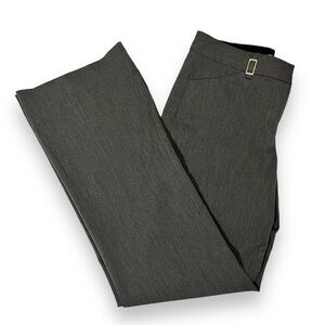 Express Editor Mid Rise Relaxed Trouser Pant Gray Size 4R